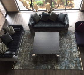 Пример использования схемы 2 в интерьере гостиной